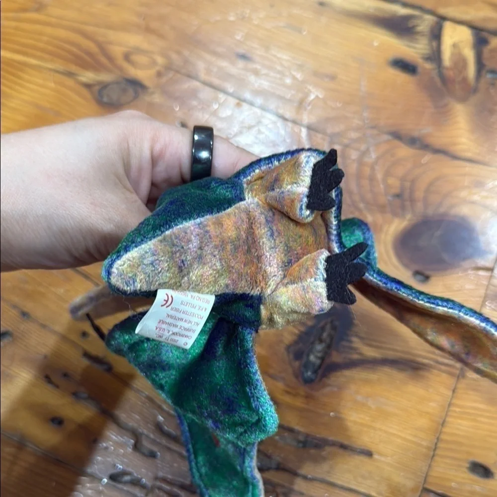 Ty Beanie Baby Swoop The Pterodactyl Mint Pellets